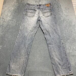 Indigo Palms Jeans Mens 35x34 Blue Denim Medium Wash Straight Leg Classic Fit